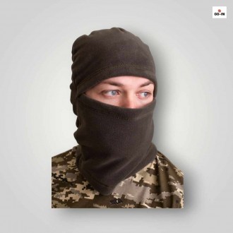 Балаклава флис олива мужская однотонная. Івано-Франківськ. фото 1
