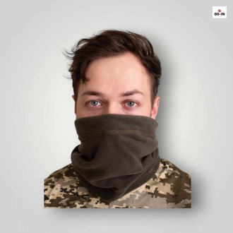 Баф флис олива мужской однотонный. Івано-Франківськ. фото 1