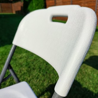 Складаний стілець (стандартний тип) 47,5*59*86,5см білий SW-00001607

Матеріал. . фото 4
