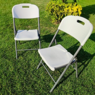 Складаний стілець (стандартний тип) 47,5*59*86,5см білий SW-00001607

Матеріал. . фото 2