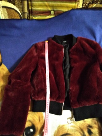 Меховой женский кардиган-куртка на змейке. Очень мягкий и лёгкий .Низ широкая ре. . фото 6