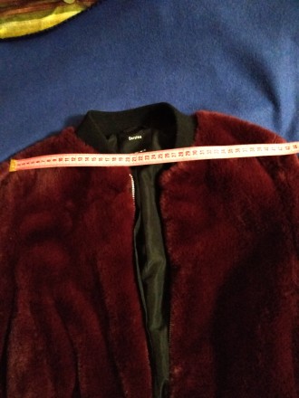 Меховой женский кардиган-куртка на змейке. Очень мягкий и лёгкий .Низ широкая ре. . фото 7