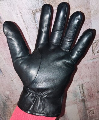Кожаные перчатки Marks&Spencer, размер-large, ширина-11см, длина-23см, средн. . фото 3