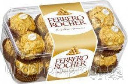 Конфеты Ferrero Rocher 200г Ferrero Rocher — это хрустящие вафельные конфеты, по. . фото 1