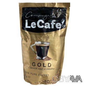 Кава розчинна Le Cafe Gold 200g — це чудова розчинна кава, приготована за найсуч. . фото 1