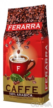 Кава в зернах Ferarra Caffe 100% Arabica з клапаном 1 кг Натуральна кава, смажен. . фото 1