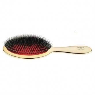 Щетка для волос Janeke Gold Line Pneumatic Mixed Bristle Hairbrush - это идеальн. . фото 3