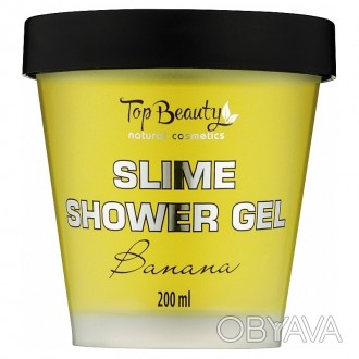 Слайм-гель для душу Top Beauty Slime Shower Gel Banana з ароматом банана це інно. . фото 1