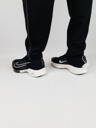 Кросівки чоловічі весна літо чорно-білі Nike Air Zoom Alphafly NEXT% Tempo. Біго. . фото 11