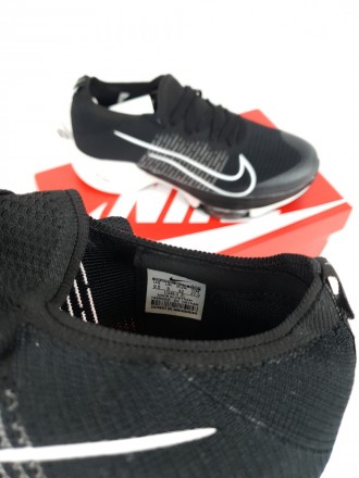 Кросівки чоловічі весна літо чорно-білі Nike Air Zoom Alphafly NEXT% Tempo. Біго. . фото 9
