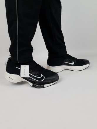 Кросівки чоловічі весна літо чорно-білі Nike Air Zoom Alphafly NEXT% Tempo. Біго. . фото 6