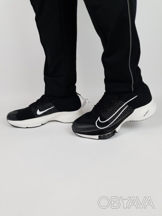 Кросівки чоловічі весна літо чорно-білі Nike Air Zoom Alphafly NEXT% Tempo. Біго. . фото 1