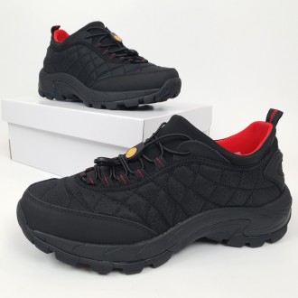 Термо обувь мужская черные с красным Merrell Ice Cup Black Red Кроссовки термо м. . фото 5