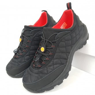 Термо обувь мужская черные с красным Merrell Ice Cup Black Red Кроссовки термо м. . фото 4