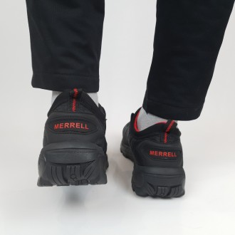Термо обувь мужская черные с красным Merrell Ice Cup Black Red Кроссовки термо м. . фото 3