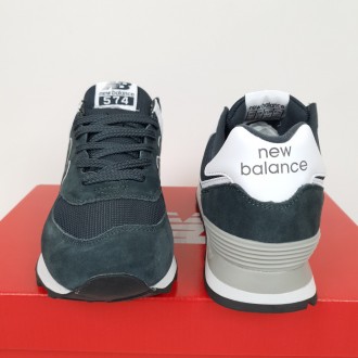 Замшевые кроссовки мужские серые New Balance 574 Grey. Спортивная обувь для мужч. . фото 7