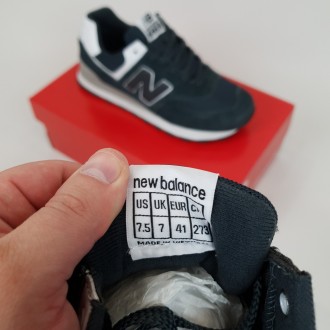 Замшевые кроссовки мужские серые New Balance 574 Grey. Спортивная обувь для мужч. . фото 9