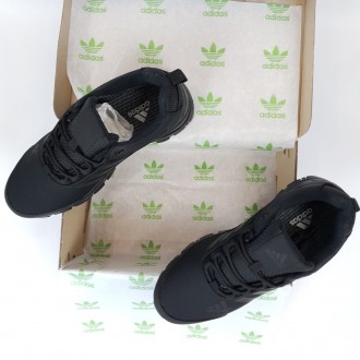 Еврозима кроссовки термо мужские черные Adidas Climaproof Black. Зимняя обувь сп. . фото 5