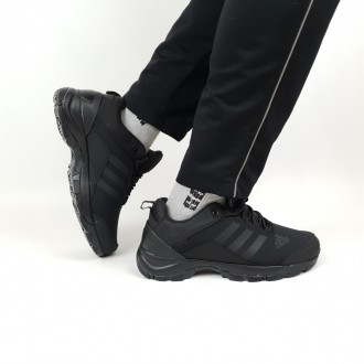 Еврозима кроссовки термо мужские черные Adidas Climaproof Black. Зимняя обувь сп. . фото 2