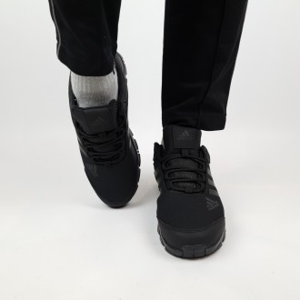 Еврозима кроссовки термо мужские черные Adidas Climaproof Black. Зимняя обувь сп. . фото 9