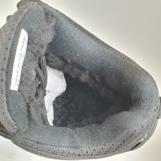 Кросівки чоловічі зимові з хутром чорні Adidas Gore-Tex Fur Black. Напівчеревики. . фото 3