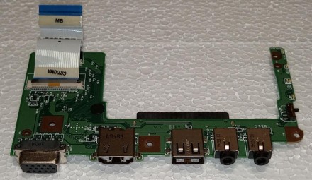 USB, аудіо, HDMI, VGA роз'єми з ноутбука LENOVO Ideapad U550 55.4EC02.041 5. . фото 2