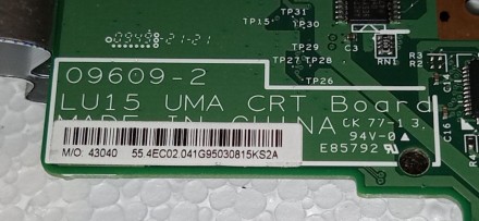 USB, аудіо, HDMI, VGA роз'єми з ноутбука LENOVO Ideapad U550 55.4EC02.041 5. . фото 4