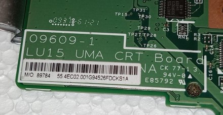 USB, аудіо, HDMI, VGA роз'єми з ноутбука LENOVO Ideapad U550 55.4EC02.041 5. . фото 7