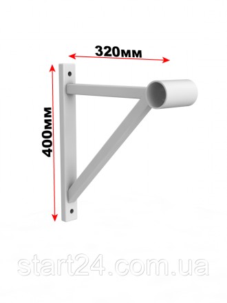 Кронштейн для балетного станка настенный однорядный крепится к стене анкерными б. . фото 3