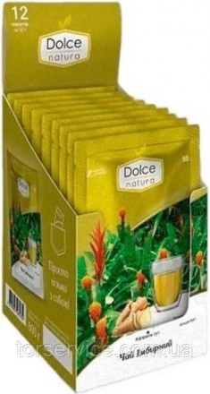 Чай концентрований Dolce Natura Імбир, 50 г x 12 шт. Одеса. фото 1 Чай концентрований Dolce Natura Імбир, 50 г x 12 шт. Одеса. фото 1