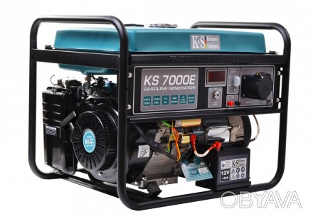 
Бензиновый генератор Könner&Söhnen KS 7000Е небольшой компактный агрегат произв. . фото 1
