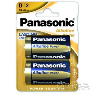 
Батарейка PANASONIC LR20 PANASONIC Alkaline Power * 2 (LR20REB/2BP) надежный и . . фото 1