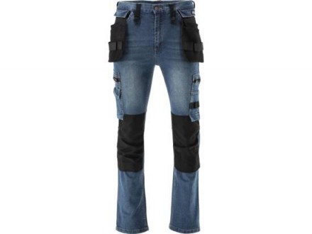 Штани робочі джинс стрейч L/XL 98-106 см ріст 180-188см YATO YT-79053. Тернопіль. фото 1 Штани робочі джинс стрейч L/XL 98-106 см ріст 180-188см YATO YT-79053. Тернопіль. фото 1