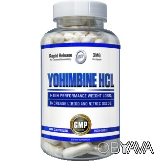 Hi-Tech Pharmaceuticals Yohimbine HCl 90 caps - это пищевая добавка, которая сод. . фото 1