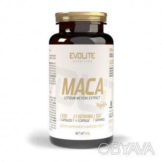 Maca 500 mg от Evolite Nutrition – это добавка, разработанная для поддержания эн. . фото 1