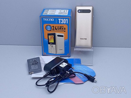 Tecno T301 — недорогий телефон із підтримкою роботи 3 SIM-карток. Він виготовлен. . фото 1