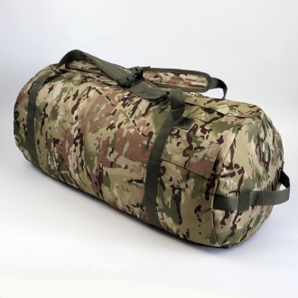 Баул для ЗСУ 100л Oxford 800D Мультикам Баул-рюкзак 
Армейский баул выполнен из . . фото 7