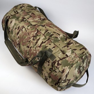 Баул для ЗСУ 100л Oxford 800D Мультикам Баул-рюкзак 
Армейский баул выполнен из . . фото 4