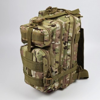 Рюкзак тактический штурмовой Мультикам Оксфорд 800D 30 л Прочный штурмовой рюкза. . фото 2