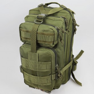 Рюкзак тактический штурмовой Олива Оксфорд 800D 30 л Прочный штурмовой рюкзак Ол. . фото 2