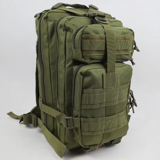 Рюкзак тактический штурмовой Олива Оксфорд 800D 30 л Прочный штурмовой рюкзак Ол. . фото 4
