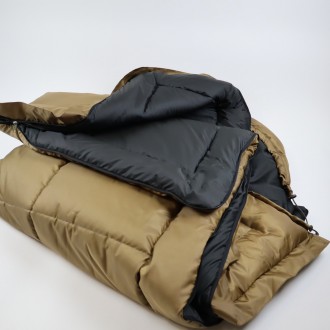 Спальный демисезонный мешок до -10° Спальник армейский широкий(85*205) с капюшон. . фото 5