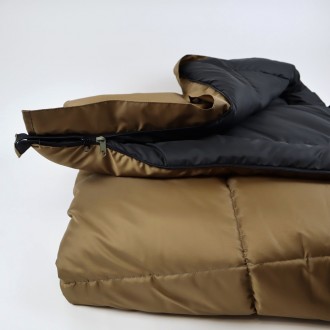 Спальный демисезонный мешок до -10° Спальник армейский широкий(85*205) с капюшон. . фото 4