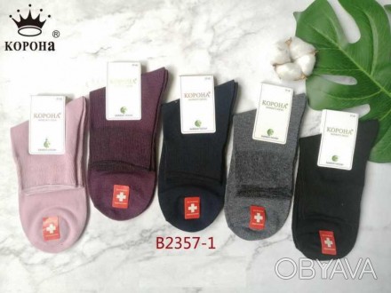 Зимние теплые женские носки, производство Китай. Хорошее качество нитки и плетен. . фото 1