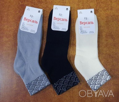 Зимові теплі жіночі шкарпетки, виробництво Украина. Носки добре зберігають тепло. . фото 1
