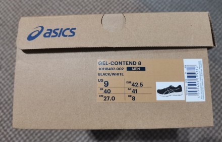 Новые мужские кроссовки Asics Gel-Contend 8

Оригинал

42,5 размер ( 27 см)
. . фото 4