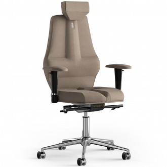 Тканинне офісне крісло для персоналу Nano з підголівником має запатентовану ерго. . фото 2