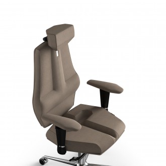 Тканинне офісне крісло для персоналу Nano з підголівником має запатентовану ерго. . фото 3