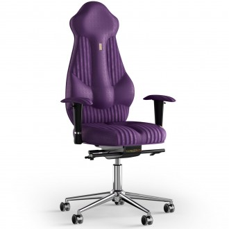 Тканинне офісне крісло для керівників Imperial з підголовником та дизайнерським . . фото 2