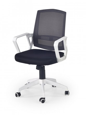 Офісне крісло Ascot чорно-білий (білий/чорний) постачається у розібраному вигляд. . фото 2